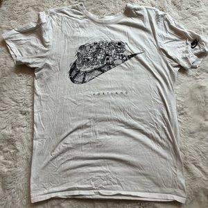 Nike Portland M White Tee